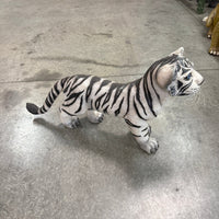 Standing Siberian Tiger Cub Life Size Statue