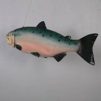 Hanging Salmon Life Size Fish Statue - LM Treasures 