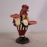 Small Rooster Butler Statue - LM Treasures 