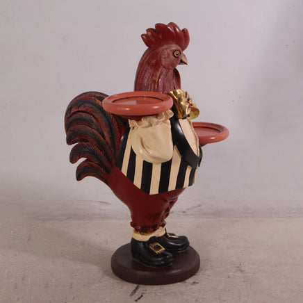 Small Rooster Butler Statue - LM Treasures 