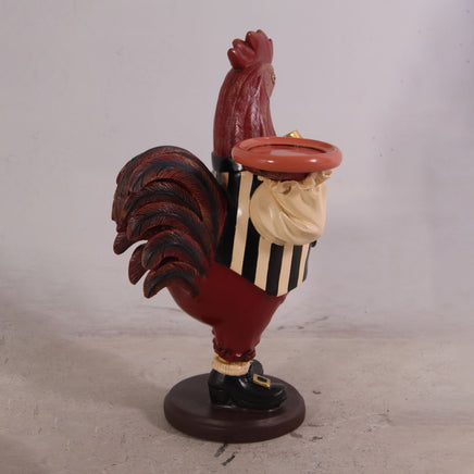 Small Rooster Butler Statue - LM Treasures 