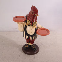 Small Rooster Butler Statue - LM Treasures 