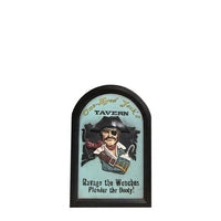 Pirate Wall Decor Jack's Tavern Sign Statue