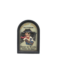 Pirate Wall Decor Jack's Tavern Sign Statue