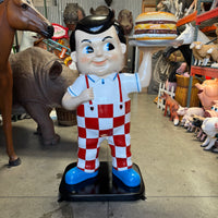 Boy Holding Hamburger Life Size Statue