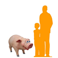 Comic Pig Standing Life Size Statue