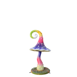 Small Swirl Mushroom Over Sized Statue