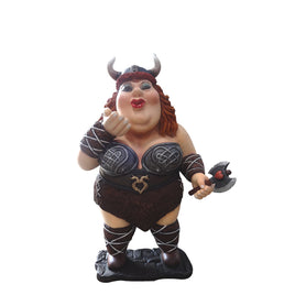 Lady Viking Olga Life Size Statue