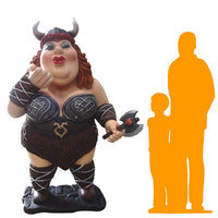 Lady Viking Olga Life Size Statue