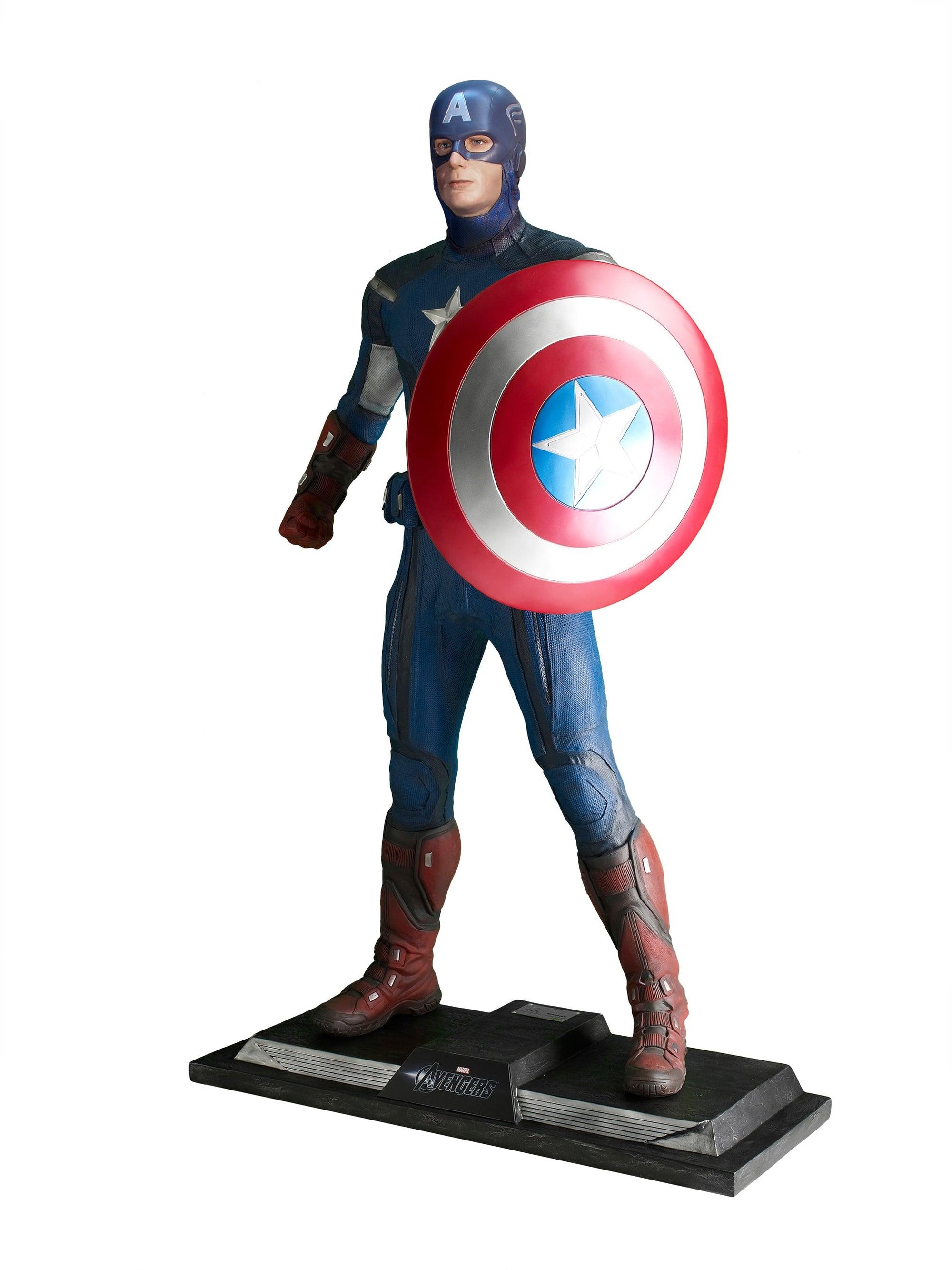 Captain America Life Size Statue From The Avengers | LM Treasures