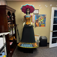 Cazadores Tequila Day Of The Dead Life Size Female Store Display