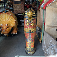 Egyptian Sarcophagus King Tut Life Size Statue