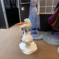 Frozen II Anna, Elsa, and Olaf Set of 3 Life Size Pre-Owned Statues