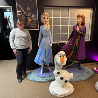 Disney Frozen Olaf Life Size Pre-Owned Statue