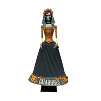 Cazadores Tequila Day Of The Dead Life Size Statue Female #2