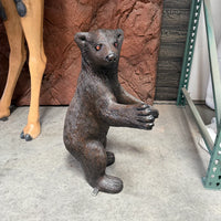 Baby Grizzly Bear Life Size Statue