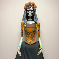 Cazadores Tequila Day Of The Dead Life Size Statue Female #2