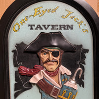 Pirate Wall Decor Jack's Tavern Sign Statue