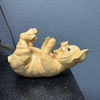 Pig Wine Bottle Holder Statue