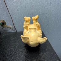 Pig Wine Bottle Holder Statue