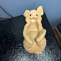 Pig Wine Bottle Holder Statue