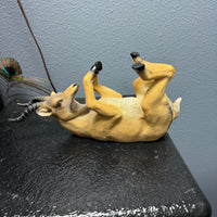 Gazelle Wine Bottle Holder Statue