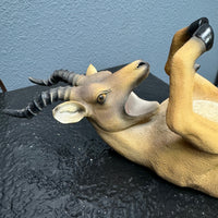 Gazelle Wine Bottle Holder Statue