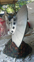 Crashed Alien Space Ship UFO 6ft Statue