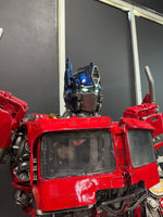 Blue & Red Robot Life Size Statue