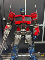 Blue & Red Robot Life Size Statue