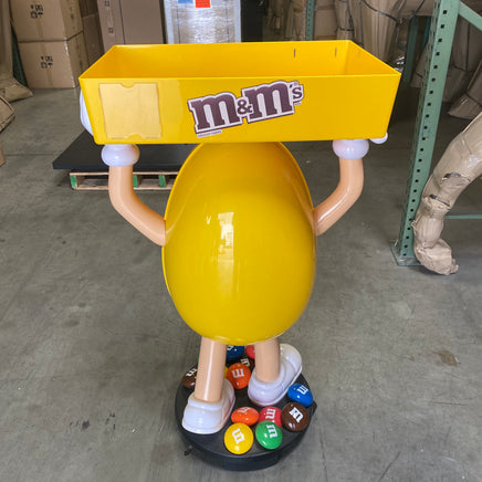 Yellow M&M Candy Cart Statue - LM Treasures 