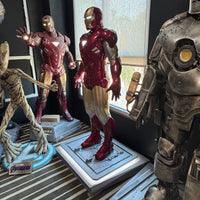 Iron Man 3 Mark VI On DX Base Life Size Pre-Owned Statue