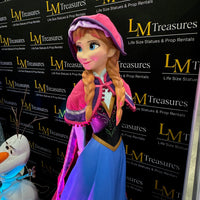 Disney Frozen Anna Life Size Statue