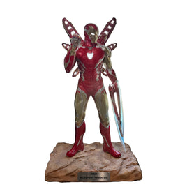 Avengers: Endgame Iron Man Mark LXXXV (MK85) Deluxe on DX Base Life Size Statue