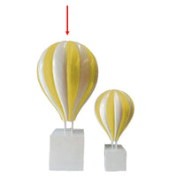 Large Yellow Hot Air Balloon Over Sized Statue