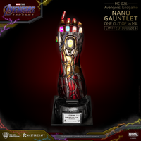 Avengers: Endgame Iron Man Ultra Craftsman Series Nano Gloves Gauntlet Table Top Statue