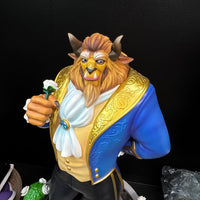 Beauty and the Beast Master Craft Beast Table Top Statue