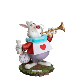 Alice In Wonderland Master Craft The White Rabbit Table Top Statue