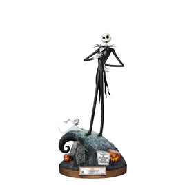 The Nightmare Before Christmas Master Craft Jack Skellington & Zero Table Top Statue