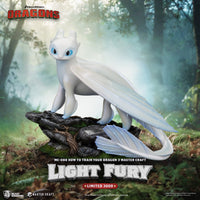 How to Train Your Dragon 3 Master Craft Light Fury Table Top Statue