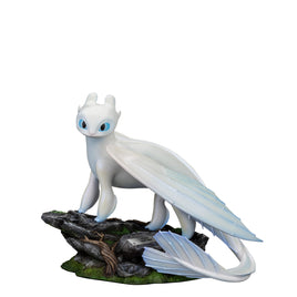 How to Train Your Dragon 3 Master Craft Light Fury Table Top Statue