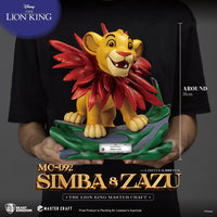 Lion King Master Craft Simba & Zazu Table Top Statue