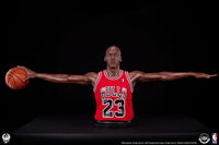 Michael Jordan Wing Span Bust in Red Life Size Statue