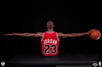 Michael Jordan Wing Span Bust in Red Life Size Statue