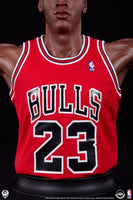 Michael Jordan Wing Span Bust in Red Life Size Statue