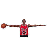 Michael Jordan Wing Span Bust in Red Life Size Statue