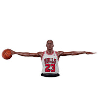 Michael Jordan Wing Span Bust in White Life Size Statue