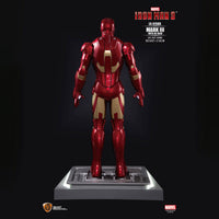 Iron Man 3 Mark III on DX Base Life Size Pre-Owned Statue