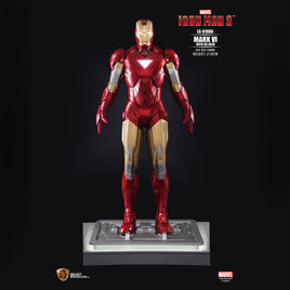 Iron Man 3 Mark VI On DX Base Life Size Pre-Owned Statue