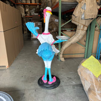 Pre-Owned Mother Goose Bird Stork Statue